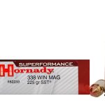 Hornady Superformance SST Ammunition 338 Winchester Magnum 225 Grain SST Polymer Tip Box of 20