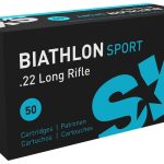 SK Biathlon Sport Ammunition 22 Long Rifle 40 Grain Lead Round Nose