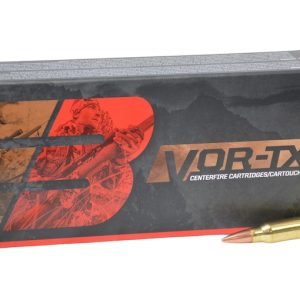 VOR-TX rifle cartridges on box