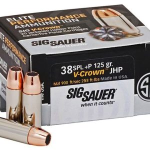 SIG Sauer 38 SPL+P ammunition