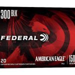 Federal American Eagle Ammunition 300 AAC Blackout 150 Grain Full Metal Jacket