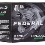 Federal Upland Steel Ammunition 410 Bore 3" 3/8 oz Non-Toxic Steel Shot