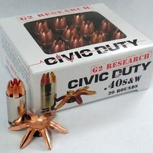 Civic Duty 40S&W ammunition