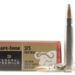 Federal Premium Safari Ammunition 375 H&H Magnum 300 Grain Trophy Bonded Bear Claw