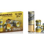 DDupleks Broadhead Hexolit 32 Ammunition 12 Gauge 2-3/4" 1-1/8 oz Expanding Steel Slug Lead-Free Box of 5