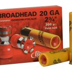 DDupleks Broadhead Devastator Ammunition 20 Gauge 2-3/4" 11/16 oz Expanding Steel Slug Lead-Free Box of 5