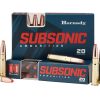Hornady subsonic ammunition boxes