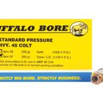 Buffalo Bore Ammunition 45 Colt (Long Colt) 200 Grain Jacketed Hollow Point Box of 20
