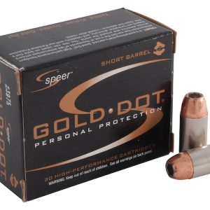 Speer Gold Dot ammunition box