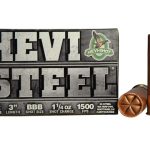 Hevi-Shot Hevi-Steel Waterfowl Ammunition 12 Gauge 3" 1-1/4 oz BBB Non-Toxic Shot