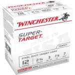 Winchester Super-Target Ammunition 12 Gauge 2-3/4" 1-1/8 oz #7 Non-Toxic Steel Shot