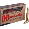 Hornady ammunition box and bullets