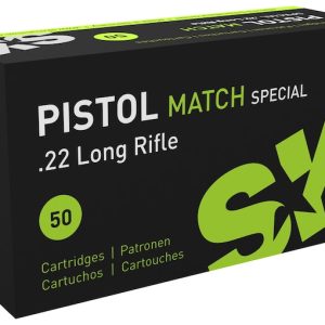 Match Special .22 long rifle cartridges
