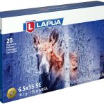 Lapua Mega Ammunition 6.5x55mm Swedish Mauser 155 Grain Soft Point Box of 20