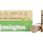 Remington Premier Nitro Gold Sporting Clays Target Ammunition 12 Gauge 2-3/4" 1-1/8 oz #8 Shot High Velocity