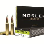 Nosler ammunition bullets and box