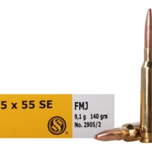 6.5x55 SE rifle cartridges