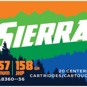 Sierra 357 Magnum cartridges