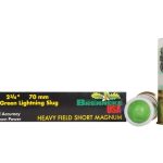 Brenneke USA Green Lightning Heavy Field Short Magnum Ammunition 12 Gauge 2-3/4" 1-1/4 oz Lead Rifled Slug Box of 5