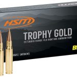 HSM Trophy Gold Ammunition 270 Winchester 130 Grain Berger Hunting VLD Hollow Point Boat Tail Box of 20