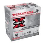 Winchester Super-X Game Load Ammunition 12 Gauge 2-3/4" 1 oz #7-1/2 Shot