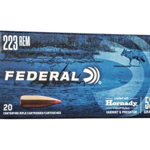 Federal 223 Rem ammunition box