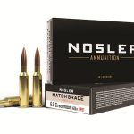 Nosler Match Grade Ammunition 6.5 Creedmoor 140 Grain Custom Competition Hollow Point Boat Tail Box of 20