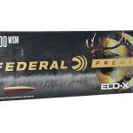 Federal Premium Ammunition 300 Winchester Short Magnum (WSM) 200 Grain Hornady ELD-X Polymer Tip Box of 20