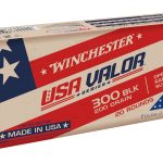Winchester USA Valor Ammunition 300 AAC Blackout Subsonic 200 Grain Open Tip Range