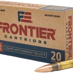 Frontier Cartridge Military Grade Ammunition 300 AAC Blackout 125 Grain Hornady Full Metal Jacket