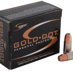Speer Gold Dot Ammunition 9mm Luger +P 124 Grain Jacketed Hollow Point
