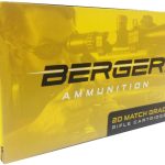 Berger Match Grade Ammunition 6.5 Creedmoor 140 Grain Hybrid Target Hollow Point Box of 20