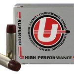 Underwood Ammunition 500 S&W Magnum 440 Grain Lead Flat Nose Gas Check Box of 20