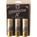 Reaper Defense Terminator X Ammunition 12 Gauge 2-3/4" Hollow Core Slug and BB Shot 12 Pellets 3PK