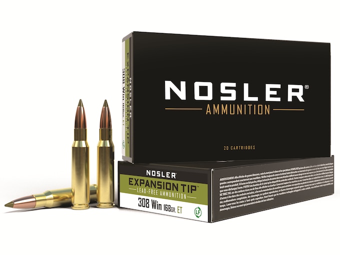 910261 Nosler ammunition boxes and bullets