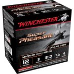 Winchester Super-X Pheasant Ammunition 12 Gauge 3" 1-5/8 oz #4 Shot