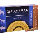 Federal Power-Shok Ammunition 270 Winchester 130 Grain Copper Hollow Point Lead-Free