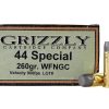Grizzly 44 Special cartridges