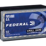 Federal Game-Shok Ammunition 22 Winchester Magnum Rimfire (WMR) 50 Grain Jacketed Hollow Point