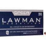 Speer Lawman Ammunition 40 S&W 180 Grain Full Metal Jacket