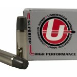 Underwood Ammunition 44 Remington Magnum +P+ 340 Grain Lead Flat Nose Gas Check Box of 20