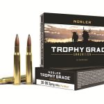 Nosler Trophy Grade ammunition boxes