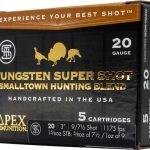 Apex Turkey TSS Smalltown Hunting Blend Ammunition 20 Gauge 3" 1-5/8 oz #7-1/2 & #9 Non-Toxic Tungsten Super Shot Box of 5