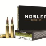 Nosler E-Tip Ammunition 243 Winchester 90 Grain Polymer Tip Lead-Free Box of 20
