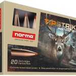Norma TipStrike Ammunition 6.5 Creedmoor 140 Grain Polymer Tip Box of 20