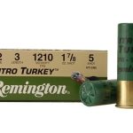 Remington Nitro Turkey Ammunition 12 Gauge 3" 1-7/8 oz of #5 Buffered Shot