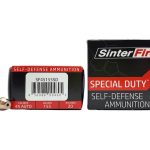 SinterFire Special Duty Ammunition 45 ACP 155 Grain Frangible Hollow Point Lead Free