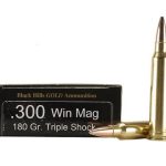 Black Hills Gold Ammunition 300 Winchester Magnum 180 Grain Barnes TSX Hollow Point Boat Tail Lead-Free Box of 20