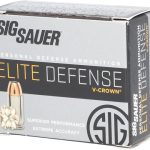 Sig Sauer Elite Performance Ammunition 9mm Luger 124 Grain V-Crown Jacketed Hollow Point