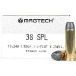 Magtech Cowboy Action Ammunition 38 Special 158 Grain Lead Flat Nose